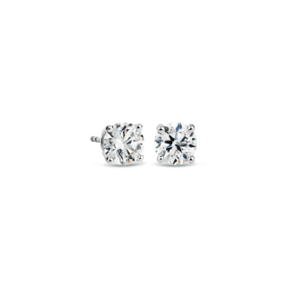 Premier Diamond Stud Earrings in Platinum (2 ct. tw.) - F / VS
