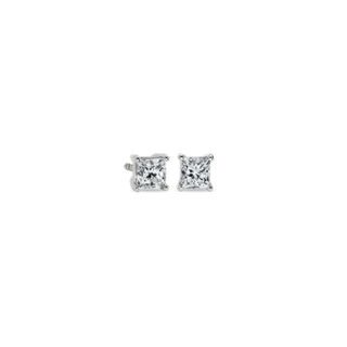 Princess-Cut Diamond Earrings in Platinum (3/4 ct. tw.)