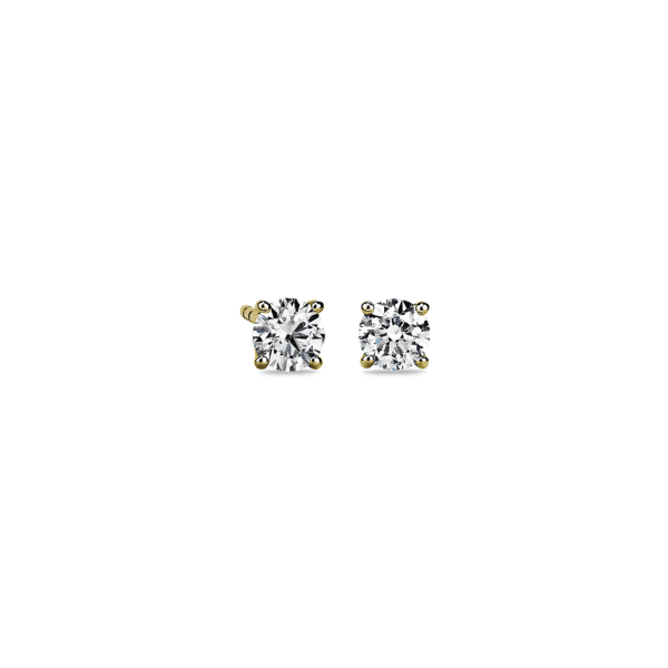 Diamond Stud Earrings in 14k Yellow Gold (3/4 ct. tw.)