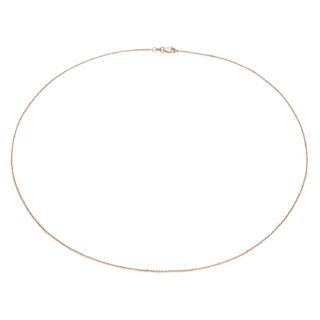 Cable Chain in 14k Rose Gold (1.15 mm)