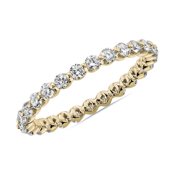 Floating Diamond Eternity Ring in 14k Yellow Gold (3/4 ct. tw.)