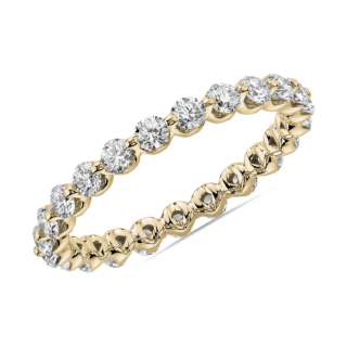Floating Diamond Eternity Ring in 14k Yellow Gold (1 ct. tw.)