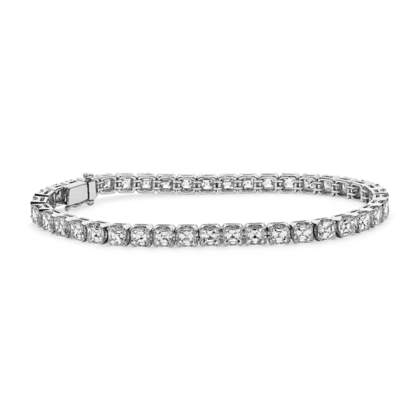 Asscher Diamond Tennis Bracelet in Platinum (12 1/3 ct. tw.)